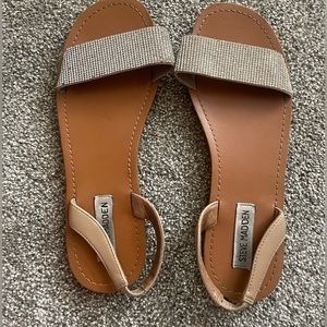 Steve Maddens Slingback Rhinestone Sandals